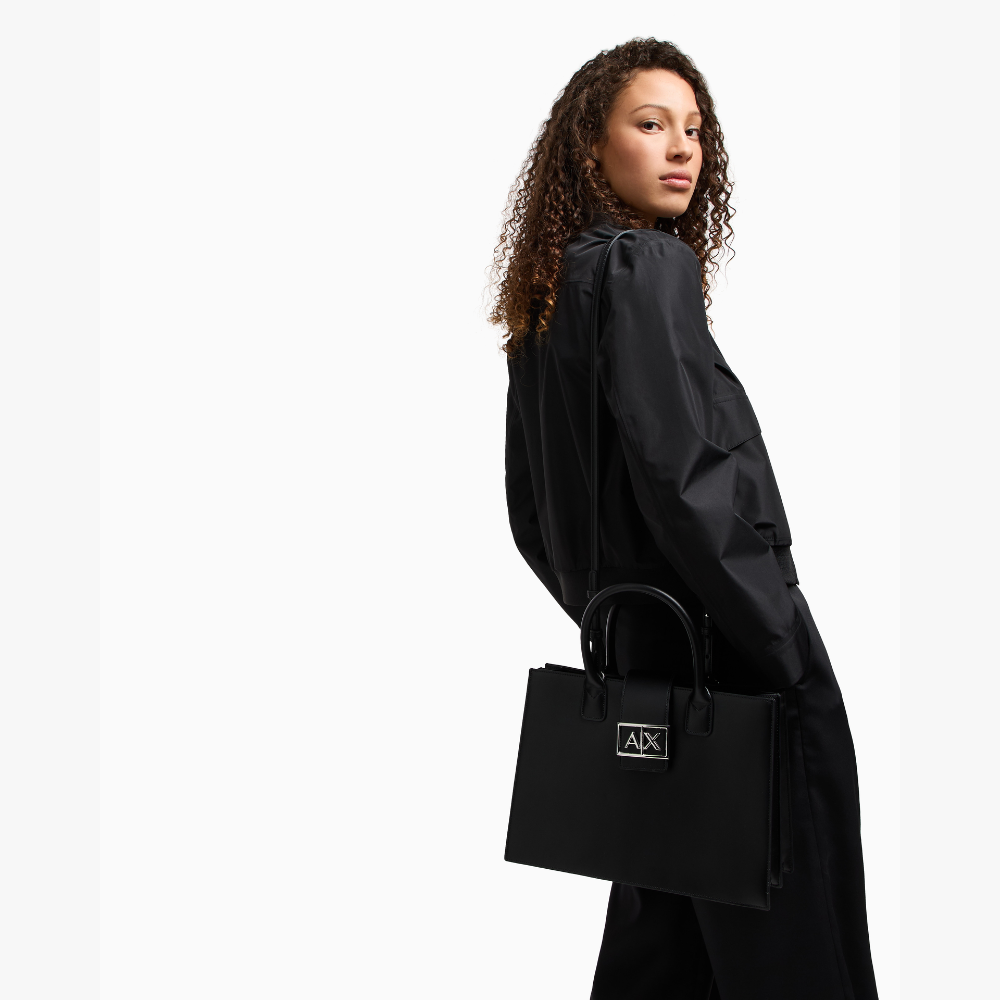 Edith Handle M Black-Armani-Sac-Maroquinerie Fortunas-Mouscron