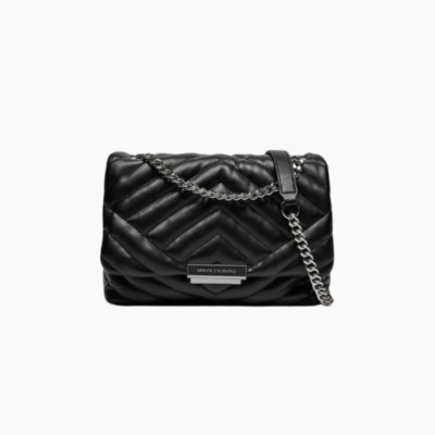 Messenger Bag Black-Armani-Sac-Maroquinerie Fortunas-Mouscron