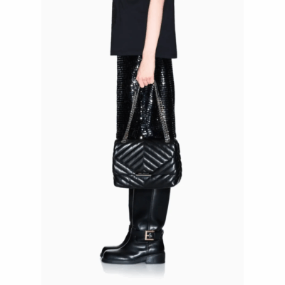 Messenger Bag Black-Armani-Sac-Maroquinerie Fortunas-Mouscron
