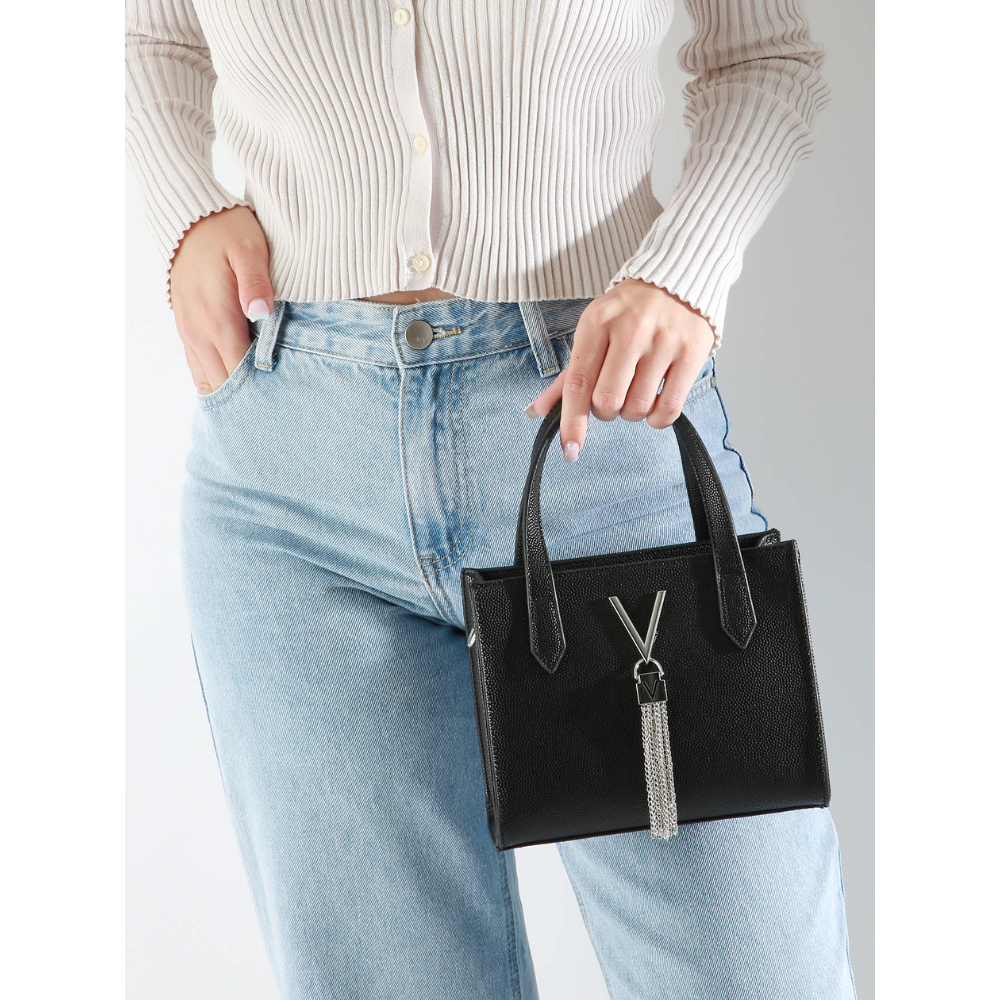 Divina Shoulder Arg Nero-Valentino-Sac-Maroquinerie Fortunas-Mouscron
