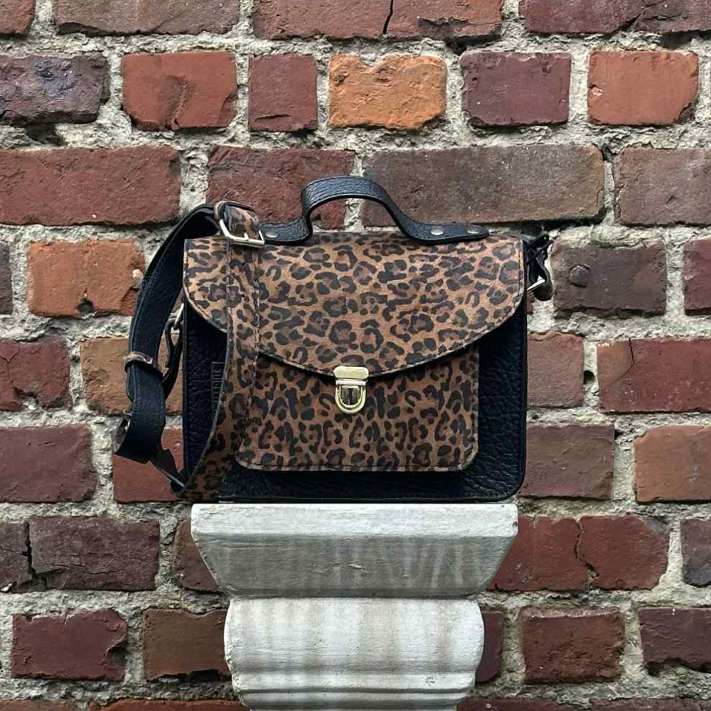 Mademoiselle George Léopard-Paul Marius-Sac-Maroquinerie Fortunas-Mouscron Mademoiselle George Léopard-Paul Marius-Sac-Maroquinerie Fortunas-Mouscron