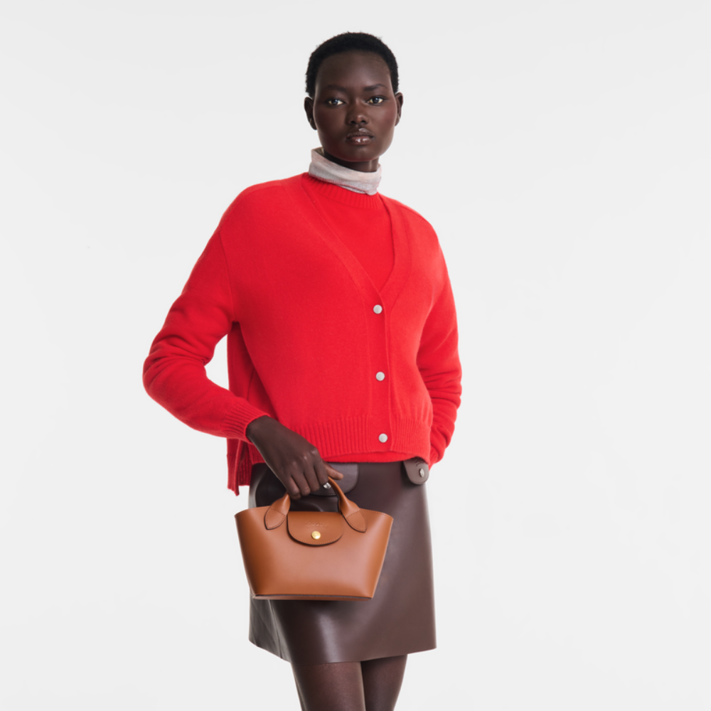 Epure Cabas XS Cognac-Longchamp-Sacs-Maroquinerie Fortunas-Mouscron Epure Cabas XS Cognac-Longchamp-Sacs-Maroquinerie Fortunas-Mouscron