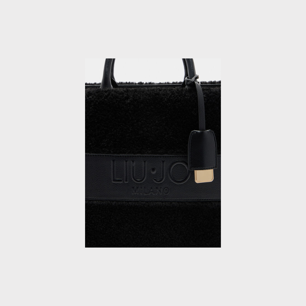 Shopping Bag L Nero-Liu-Jo-Sac-Maroquinerie Fortunas-Mouscron