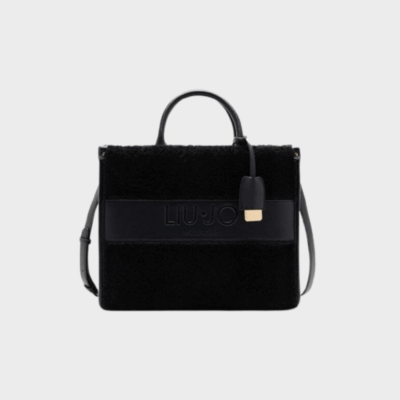 Shopping Bag L Nero-Liu-Jo-Sac-Maroquinerie Fortunas-Mouscron