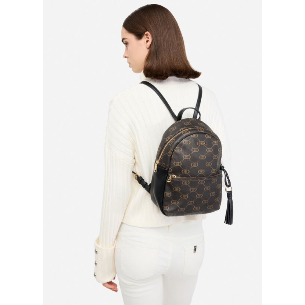 Backpack Lunny Nero-Liu-Jo-Sac-Maroquinerie Fortunas-Mouscron