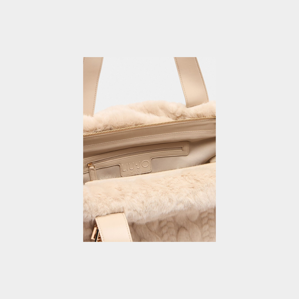 Shopper Verry Neutro-Liu-Jo-Sac-Maroquinerie Fortunas-Mouscron