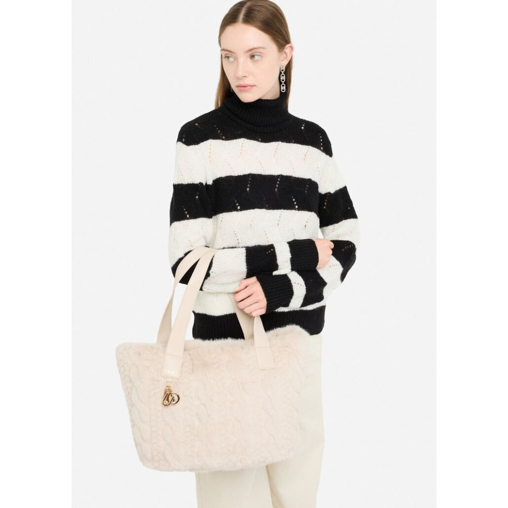 Shopper Verry Neutro-Liu-Jo-Sac-Maroquinerie Fortunas-Mouscron