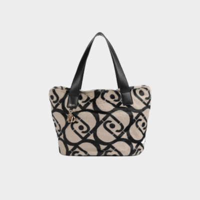 Shopper Verry Nero&Neutro-Liu-Jo-Sac-Maroquinerie Fortunas-Mouscron