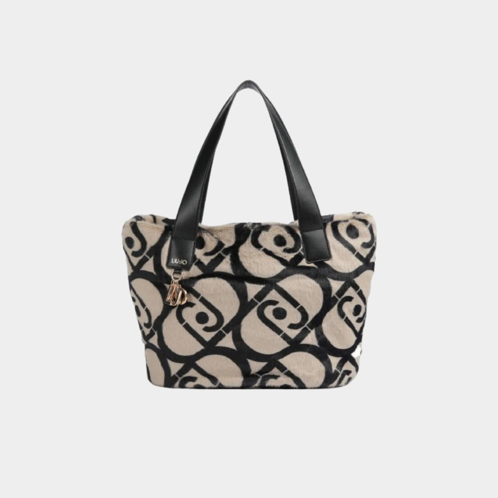 Shopper Verry Nero&Neutro-Liu-Jo-Sac-Maroquinerie Fortunas-Mouscron