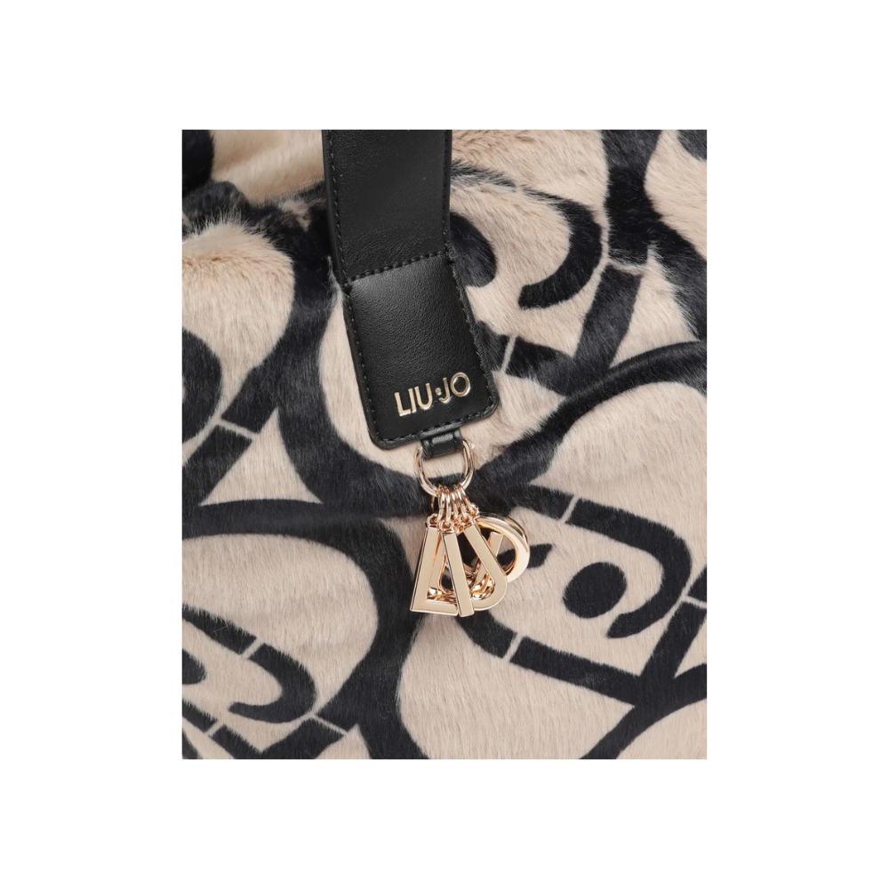 Shopper Verry Nero&Neutro-Liu-Jo-Sac-Maroquinerie Fortunas-Mouscron