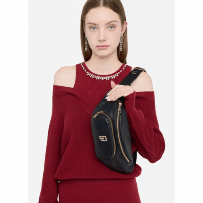 Bumbag Achala Nero-Liu-Jo-Sac-Maroquinerie Fortunas-Mouscron