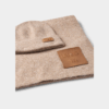 Pack Bonnet Echarpe Taupe-Liu-Jo-Accessoires de mode-Maroquinerie Fortunas-Mouscron