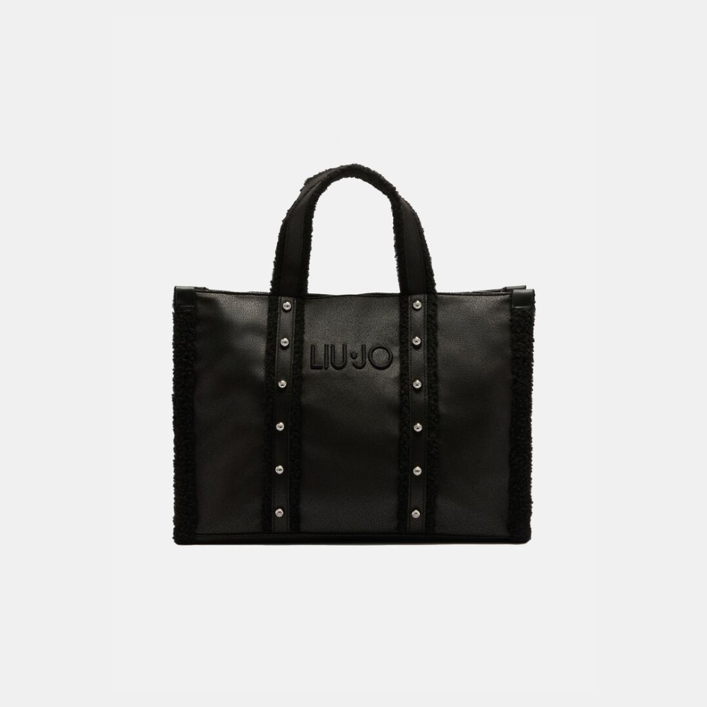 Montone Bag Nero-Liu-Jo-Sac-Maroquinerie Fortunas-Mouscron