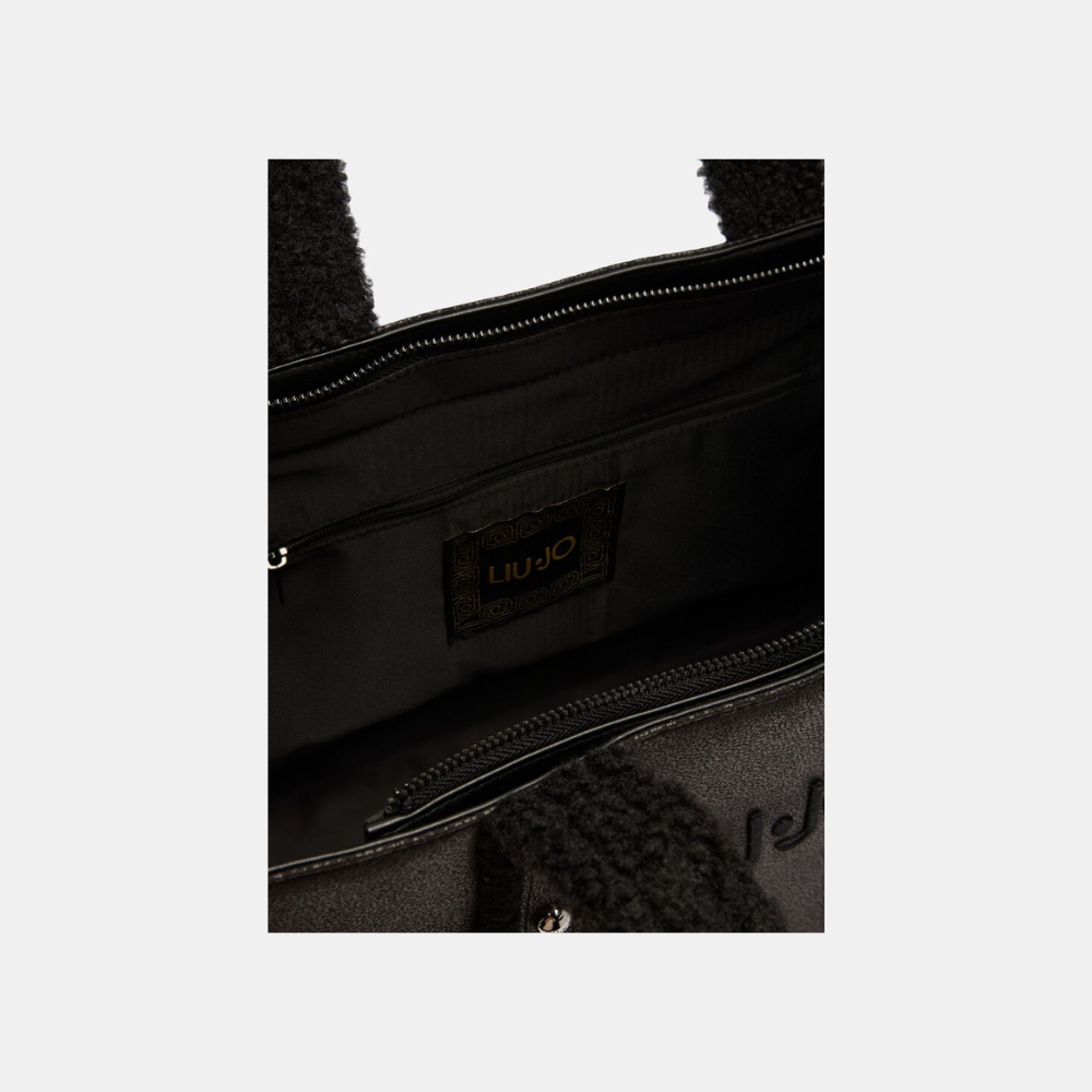 Montone Bag Nero-Liu-Jo-Sac-Maroquinerie Fortunas-Mouscron