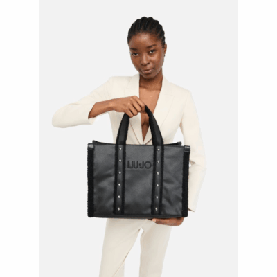 Montone Bag Nero-Liu-Jo-Sac-Maroquinerie Fortunas-Mouscron