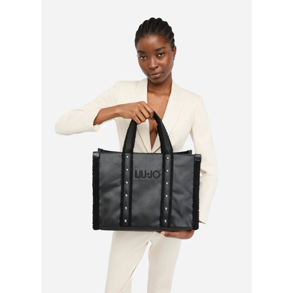 Montone Bag Nero-Liu-Jo-Sac-Maroquinerie Fortunas-Mouscron