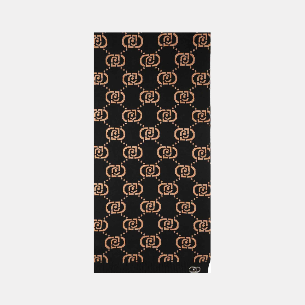 Echarpe Nero Cammello-Liu-Jo-Accessoires de mode-Maroquinerie Fortunas-Mouscron