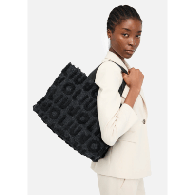 Logo Bag Nero-Liu-Jo-Sac-Maroquinerie Fortunas-Mouscron