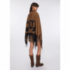 Poncho Mono Cammello-Liu-Jo-Accessoires de mode-Maroquinerie Fortunas-Mouscron