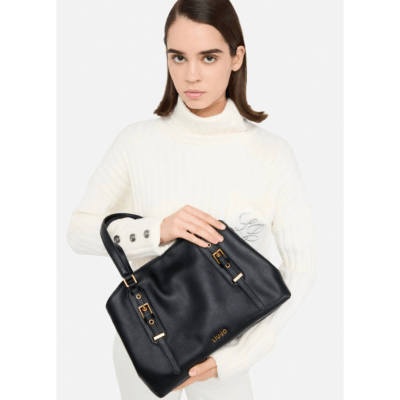 Boston Mantua Nero-Liu-Jo-Sac-Maroquinerie Fortunas-Mouscron