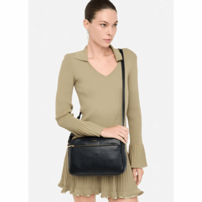 Handbag Caliwen Nero-Liu-Jo-Sac-Maroquinerie Fortunas-Mouscron