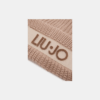 Bonnet Logo Taupe-Liu-Jo-Accessoires de mode-Maroquinerie Fortunas-Mouscron