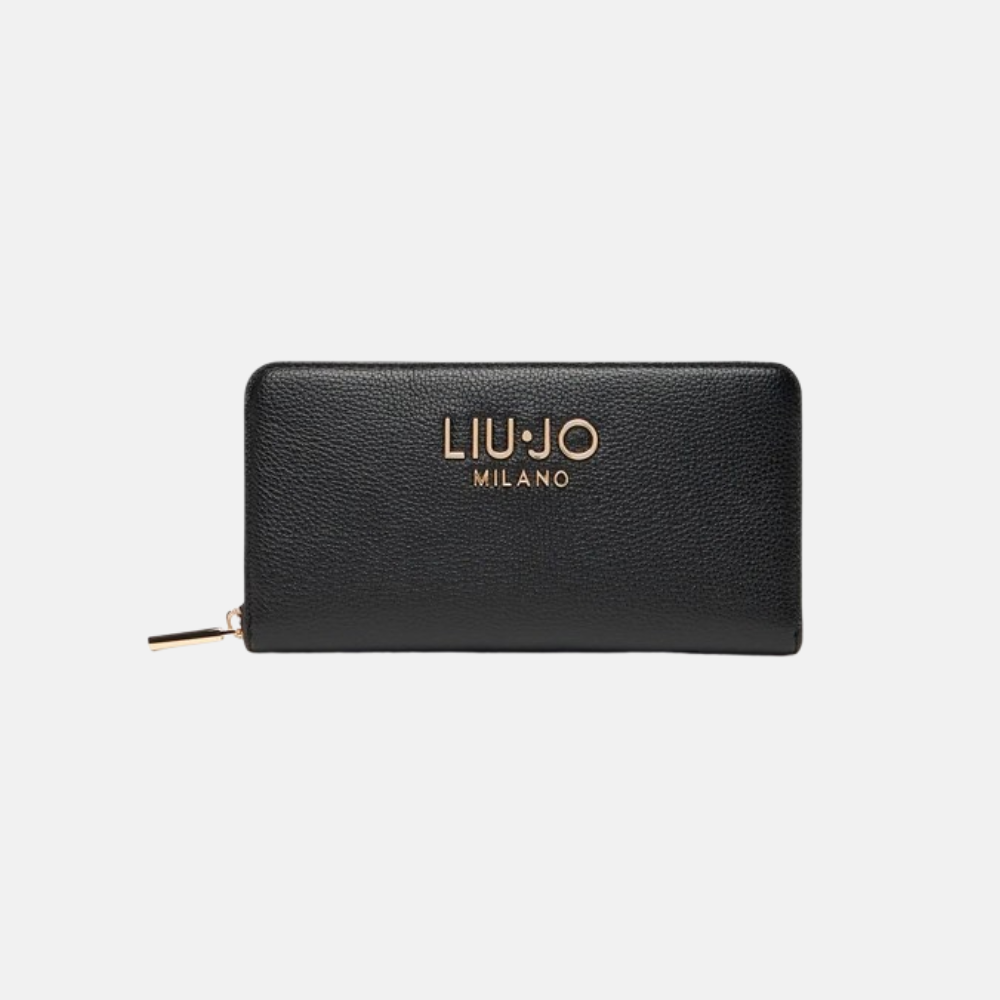 Portefeuille Signature Nero-Liu-Jo-Petite Maroquinerie-Maroquinerie Fortunas-Mouscron