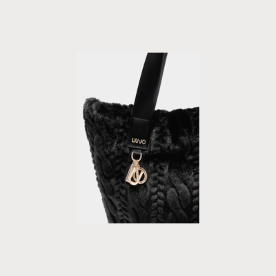 Shopper Verry Nero-Liu-Jo-Sac-Maroquinerie Fortunas-Mouscron