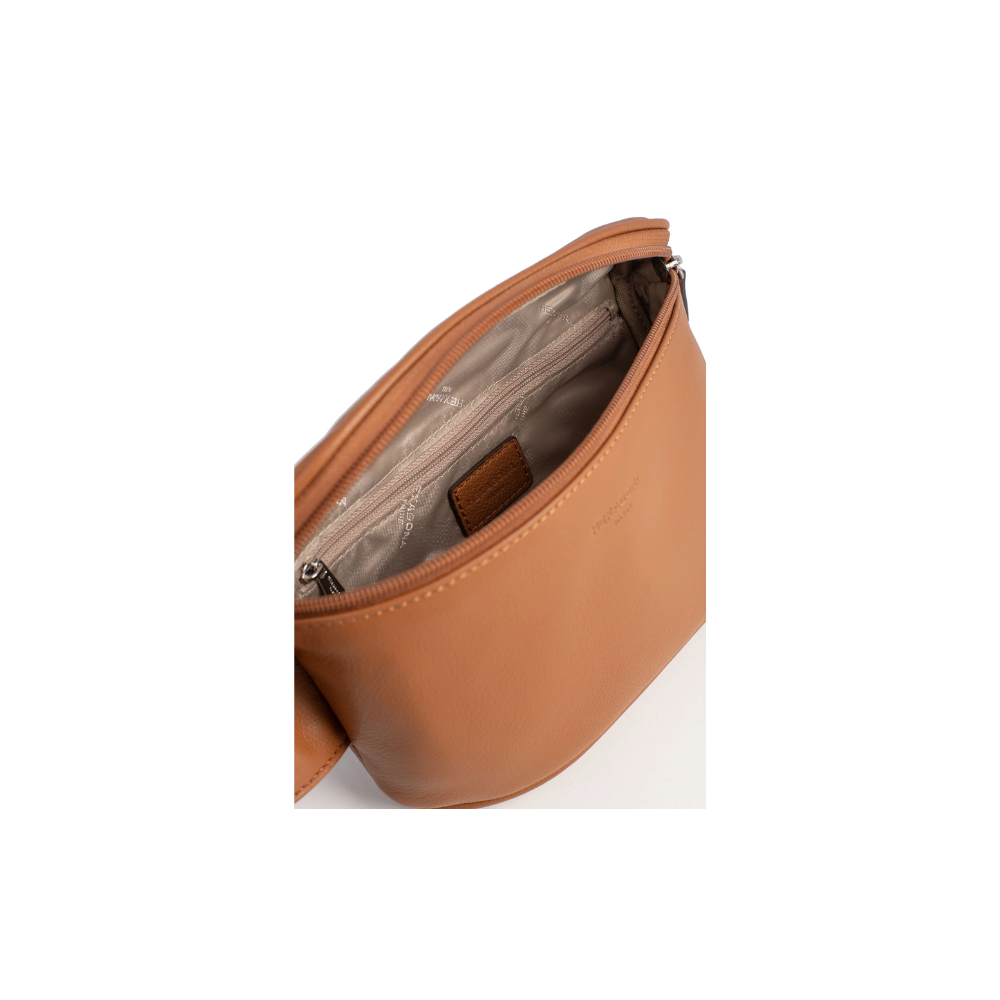 Banane Confort Tan-Hexagona-Sacs-Maroquinerie Fortunas-Mouscron