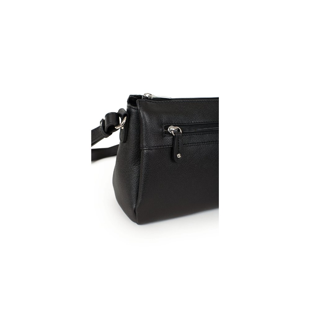 Xbody Multipocket Noir-Hexagona-Sacs-Maroquinerie Fortunas-Mouscron