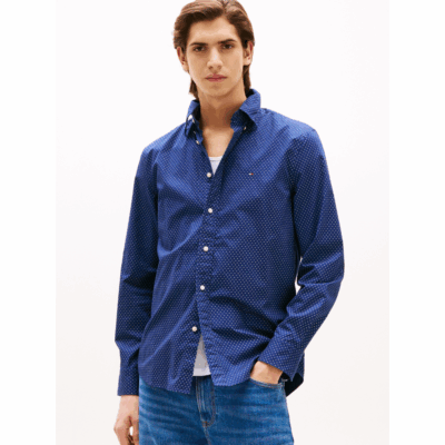 Chemise Poplin-Tommy Hilfiger-Vêtements & Co.-Maroquinerie Fortunas-Mouscron