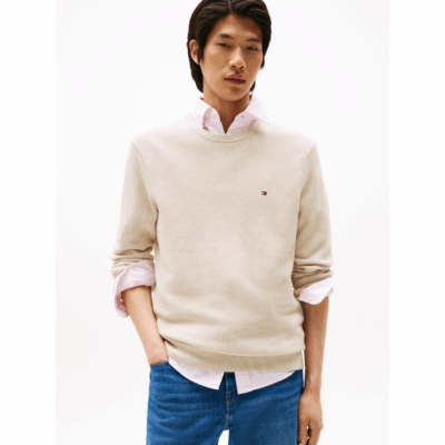 Pull Essential Milk-Tommy Hilfiger-Vêtements & Co.-Maroquinerie Fortunas-Mouscron