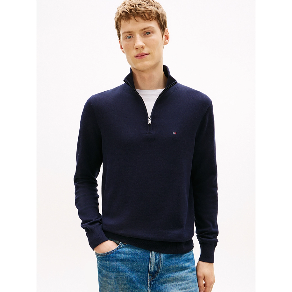 Gilet Zip Blue-Tommy Hilfiger-Vêtements & Co.-Maroquinerie Fortunas-Mouscron Gilet Zip Blue-Tommy Hilfiger-Vêtements & Co.-Maroquinerie Fortunas-Mouscron