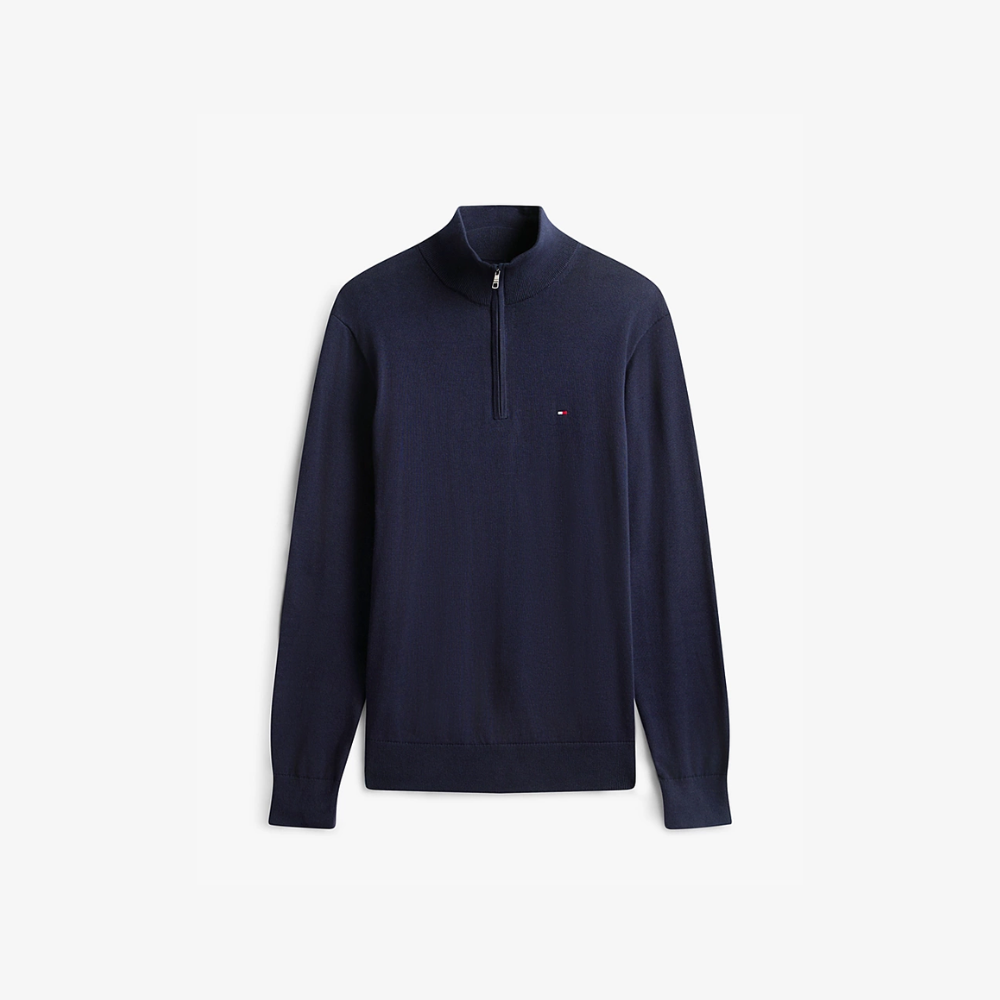 Gilet Zip Blue-Tommy Hilfiger-Vêtements & Co.-Maroquinerie Fortunas-Mouscron Gilet Zip Blue-Tommy Hilfiger-Vêtements & Co.-Maroquinerie Fortunas-Mouscron