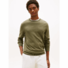Pull Essential Green-Tommy Hilfiger-Vêtements & Co.-Maroquinerie Fortunas-Mouscron