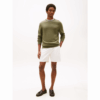Pull Essential Green-Tommy Hilfiger-Vêtements & Co.-Maroquinerie Fortunas-Mouscron