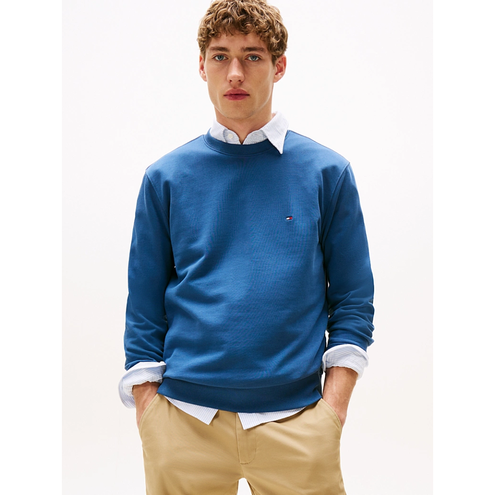 Sweat Terry Crew-Tommy Hilfiger-Vêtements & Co.-Maroquinerie Fortunas-Mouscron Sweat Terry Crew-Tommy Hilfiger-Vêtements & Co.-Maroquinerie Fortunas-Mouscron