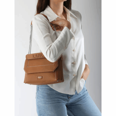 Ninon Soft Camel-Lancel-Sacs-Maroquinerie Fortunas-Mouscron
