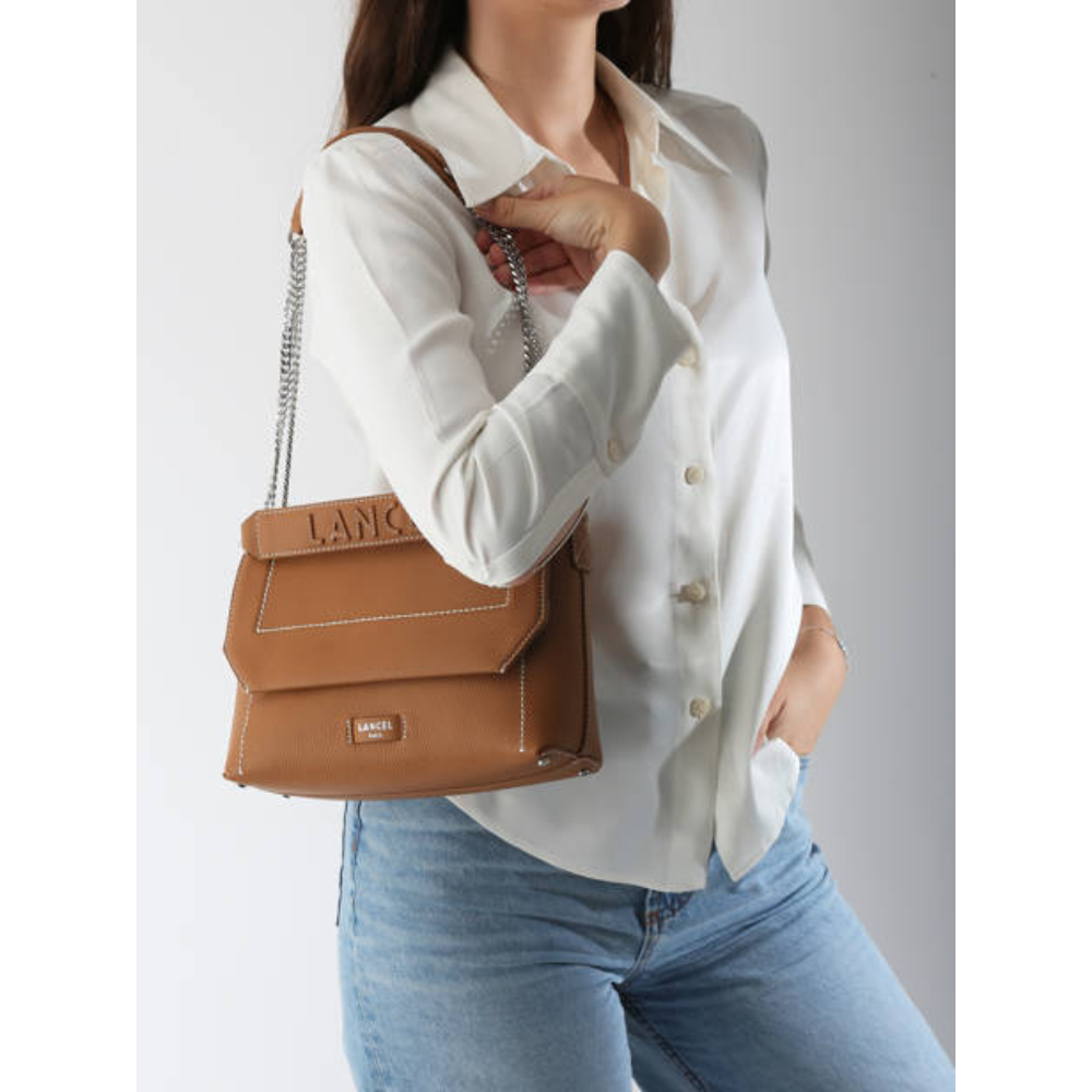 Ninon Soft Camel-Lancel-Sacs-Maroquinerie Fortunas-Mouscron