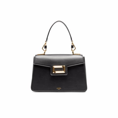 Angèle Handle M Black-Lancel-Sacs-Maroquinerie Fortunas-Mouscron