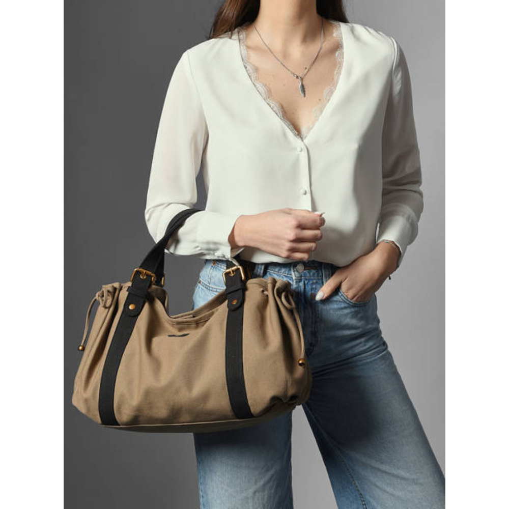 Canvas 24H Kaki-Gerard Darel-Sacs-Maroquinerie Fortunas-Mouscron