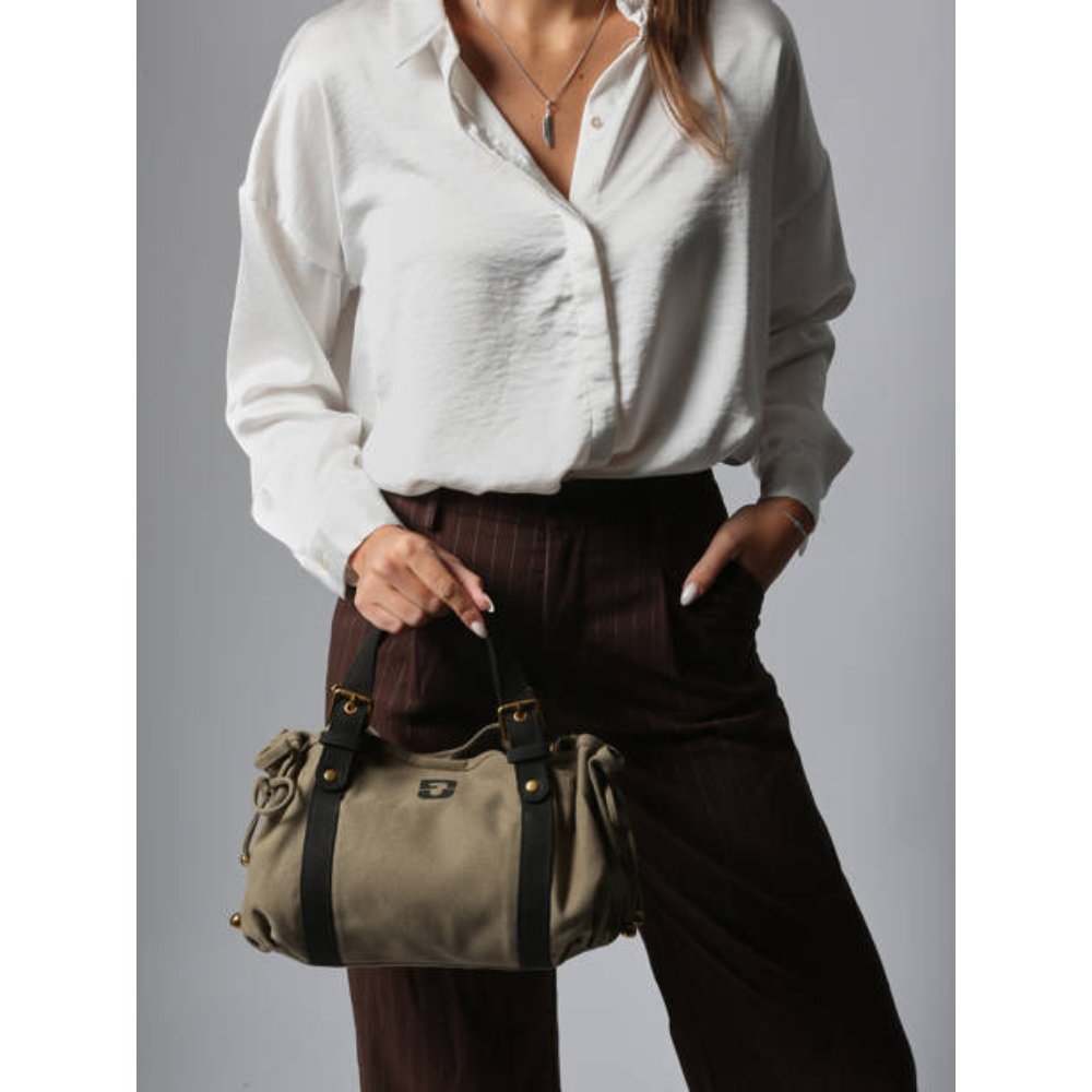 Canvas 18H Kaki-Gerard Darel-Sacs-Maroquinerie Fortunas-Mouscron