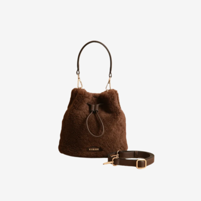 Amboise Bucket Chocolat-Etrier-Sacs-Maroquinerie Fortunas-Mouscron