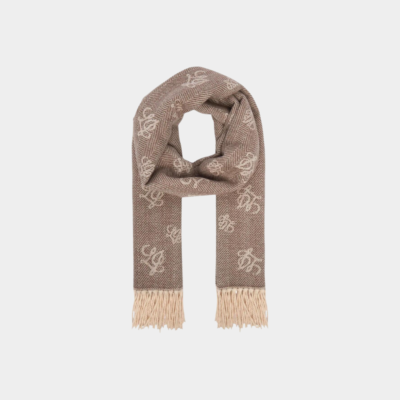 Echarpe Logo Jacquard-Liu-Jo-Accessoires de mode-Maroquinerie Fortunas-Mouscron