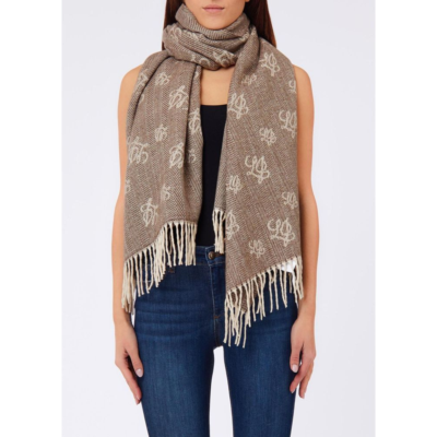 Echarpe Logo Jacquard-Liu-Jo-Accessoires de mode-Maroquinerie Fortunas-Mouscron